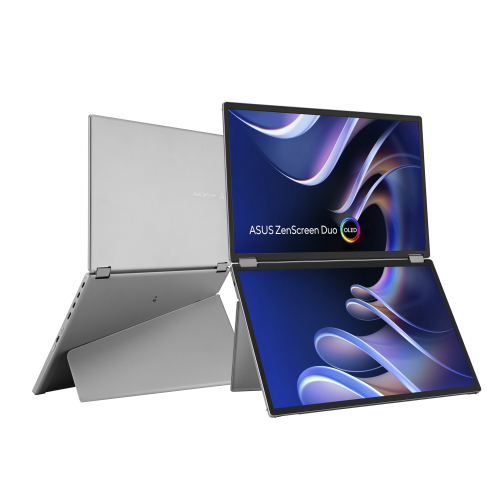 Asus ZenScreen Duo OLED MQ149CD Pantalla para PC 14" WUXGA OLED Plata