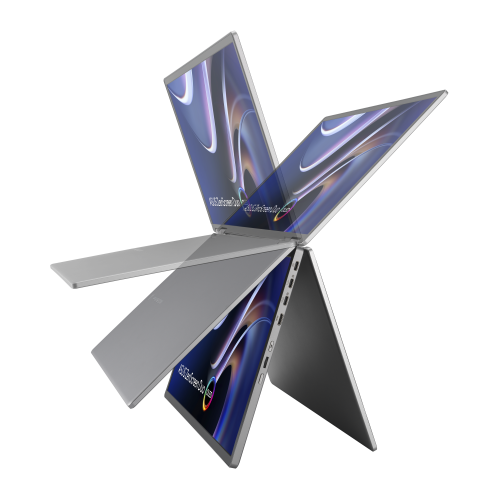 Asus ZenScreen Duo OLED MQ149CD Pantalla para PC 14" WUXGA OLED Plata