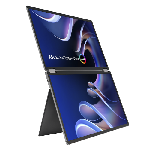 Asus ZenScreen Duo OLED MQ149CD Pantalla para PC 14" WUXGA OLED Plata