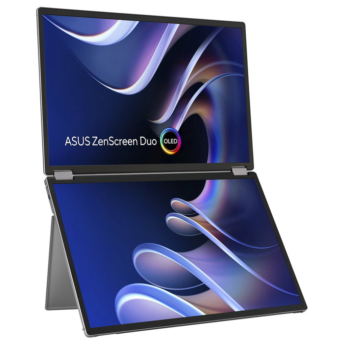Asus ZenScreen Duo OLED MQ149CD Monitor Portátil 14 Pulgadas Plata