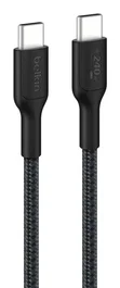Belkin Cable USB-C a USB-C Trenzado, Negro, 1m, 240W