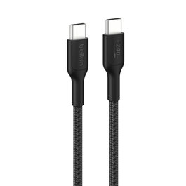 Belkin Cable USB-C a USB-C BoostCharge Pro Trenzado 240W 1m Negro CAB025hq1MBK