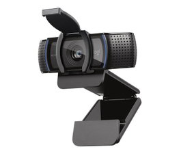 Logitech C920e Webcam HD 1080p para Videoconferencias con 78° Campo de Vista, Autofoco, Dos Micrófonos y Pantalla de Privacidad
