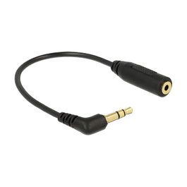 DeLOCK Cable de Audio 3,5 mm Macho Angular a 2,5 mm Hembra