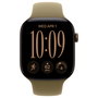 Apple Watch Series 12 GPS 46mm Dark Bronze Aluminium Case with Olive Sport Band - S/M