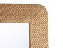 Giftdecor Espejo 60 x 90 cm con Marco de Madera de Mango en Color Marrón Natural