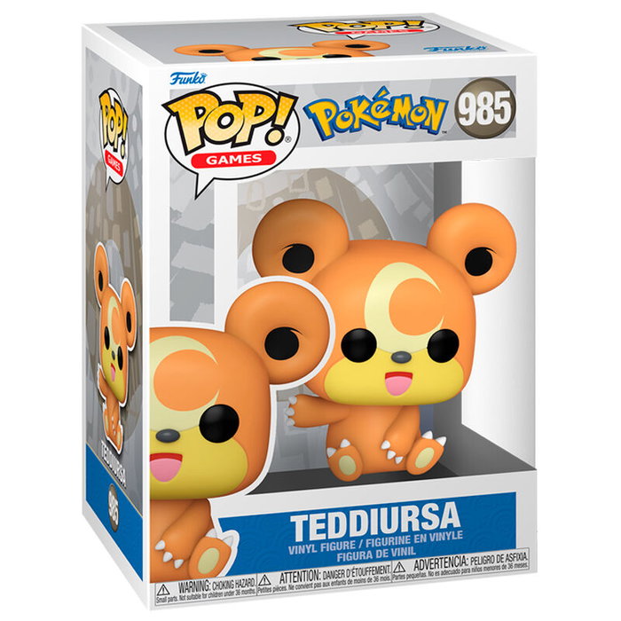 Funko Figura POP Pokemon Teddiursa 9cm Vinilo