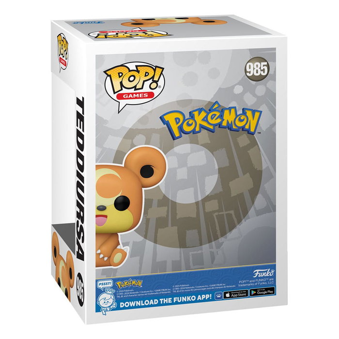 Funko Figura POP Pokémon Teddiursa Funko Figura POP Pokémon Teddiursa