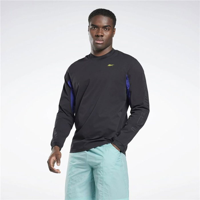 Camiseta de Manga Larga Hombre Reebok Les Mills Negro