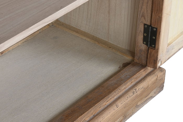 DKD Home Decor Vitrina Shabby Natural Madera Reciclada 100 x 220 x 45 cm DKD Home Decor Vitrina Shabby Natural Madera Reciclada 100 x 220 x 45 cm