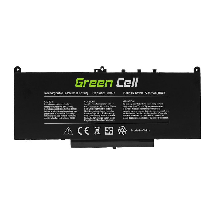 Green Cell DE135 Batería para Dell Latitude E7270 E7470