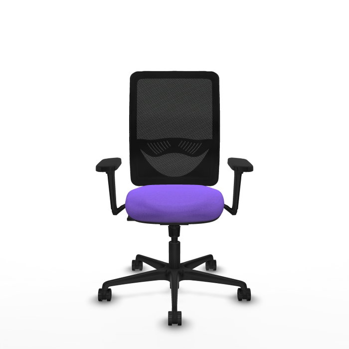 PIQUERAS Y CRESPO Silla de oficina Zulema con mecanismo Sincro, Lila y Negro PIQUERAS Y CRESPO Silla de oficina Zulema con mecanismo Sincro, Lila y Negro