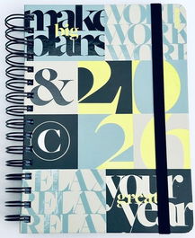 Agenda Anual (2026) Mooving Urban Wire-O Tapa Extra Con Goma 150X210 D/P Surtido (2 Mod.)