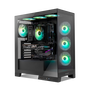 Nox Hummer Glock Caja Gaming Semitorre Negra