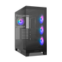 Nox Hummer Glock Caja Gaming Semitorre Negra