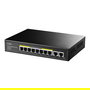 Cudy GS1010PE PoE+ Switch Gestionable Gigabit Ethernet 10 Puertos RJ-45, 8 Puertos PoE+ 120W, Montaje en Rack/Pared