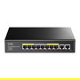 Cudy GS1010PE PoE+ Switch Gestionable Gigabit Ethernet 10 Puertos RJ-45, 8 Puertos PoE+ 120W, Montaje en Rack/Pared
