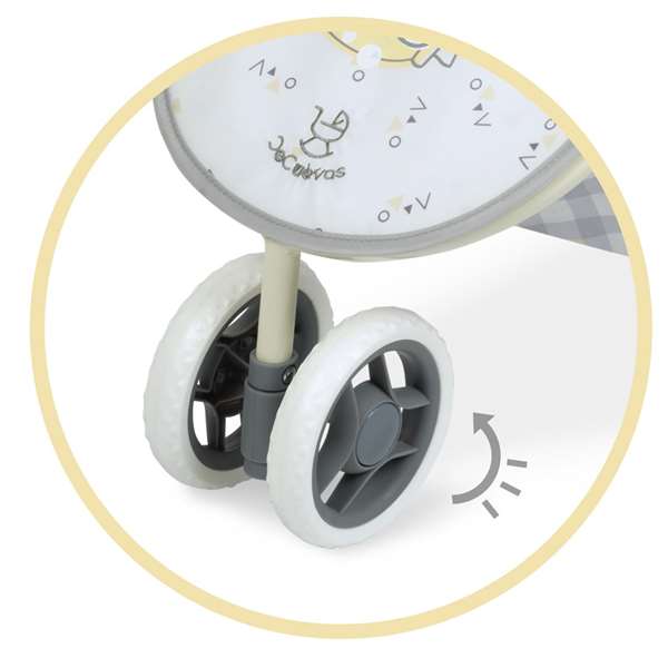 Decuevas Silla Muñeca Pipo3 Ruedas 33x48x55cm para Niños a Partir de 3 Años