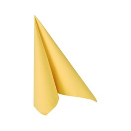 PAPSTAR Servilletas Amarillas de 3 Capas, 40,0 x 40,0 cm