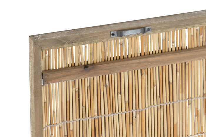 DKD Home Decor Cuadros Abeto Ratán 30x2,5x40 Palmera Surtido de 2