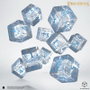 Q Workshop El Señor de los Anillos: Pack de 10 Dados D6 Rivendell (Agua)