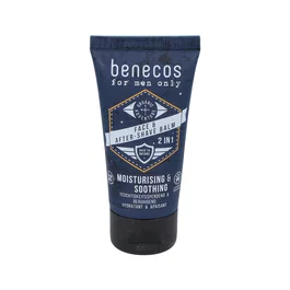 BENECOS Crema de Rostro y Aftershave 2 en 1 para Hombres Vegano 50 ml