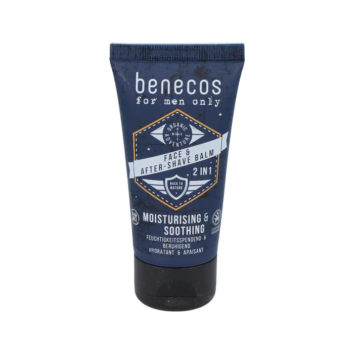 BENECOS Crema de Rostro y Aftershave 2 en 1 para Hombres Vegano 50 ml BENECOS Crema de Rostro y Aftershave 2 en 1 para Hombres Vegano 50 ml