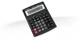 Canon WS-1210T Calculadora de Sobremesa 12 Dígitos con Pantalla Inclinable, Panel Solar y Función de Cálculo de Impuestos - Negro