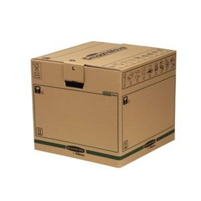 Fellowes Caja de Transporte Reutilizable Grande con Montaje Automático