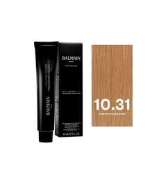 Couleurs Couture, Tinte permanente para el cabello, 10.31 Super Light Gold Ash, 60 ml