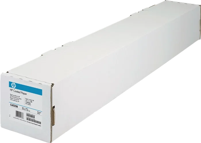 HP Papel Recubierto Mate Rollo 914 mm x 45,7 m, 90 g/m²
