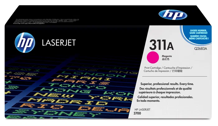 HP Cartucho de tóner original 311A Magenta Q263A HP Cartucho de tóner original 311A Magenta Q263A