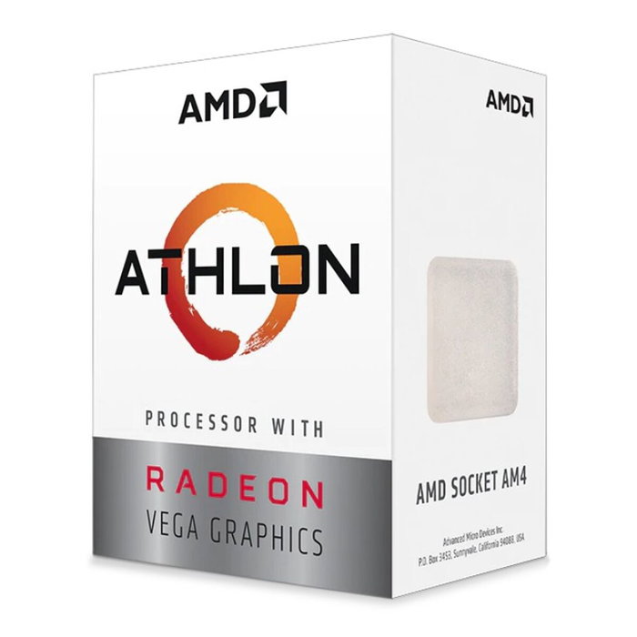 AMD Athlon 3000G Procesador 3,5 GHz con Gráficos Radeon Vega 3 Box AMD Athlon 3000G Procesador 3,5 GHz con Gráficos Radeon Vega 3 Box