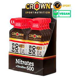 CROWN SPORT NUTRITION Nitrates 600 + Citrulline Frutos Rojos Shot Monodosis 10 X 32 G