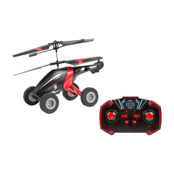 Flybotic Helicóptero Radio Control Sky Wheels 62004777 con Sistema Infrarrojo, 4 Ruedas y Batería Recargable, Color a Elección