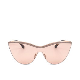 Jimmy Choo Gafas KRISTEN/S 145 mm - Gafas de Sol Mujer - Estilo Máscara con Estructura Metálica - Diámetro Lente 99 mm - Color Negro