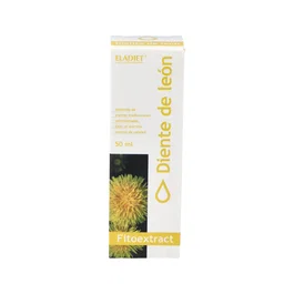 ELADIET Extracto de Diente de León 50 ml - Extracto Hidroalcohólico 1:1 de Hojas - Complemento Alimenticio