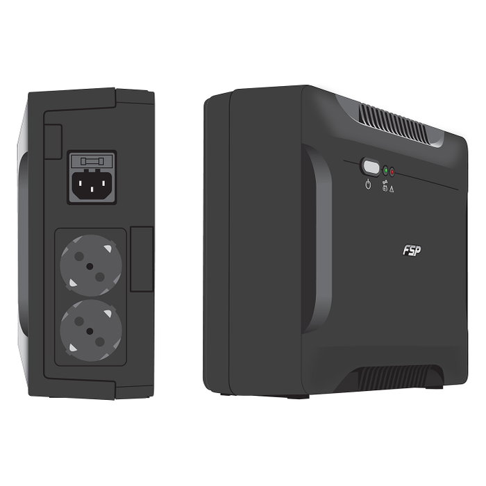 Fortron/Source (Europa) GmbH FSP NANO 800 UPS de 800VA 480W Negro Fortron/Source (Europa) GmbH FSP NANO 800 UPS de 800VA 480W Negro