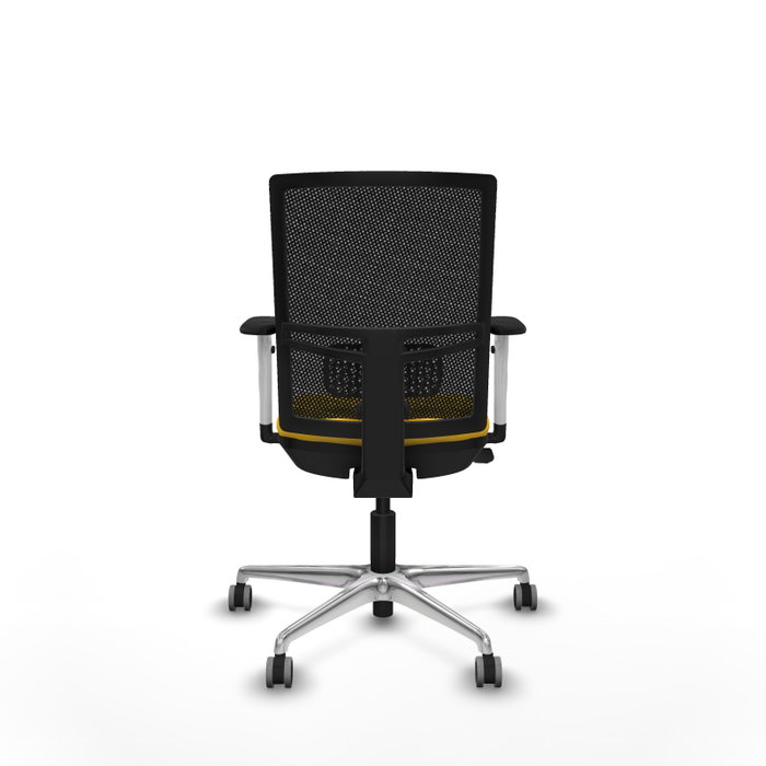 PIQUERAS Y CRESPO Silla de oficina Yunquera con mecanismo Sincro/Traslack Amarillo y Negro PIQUERAS Y CRESPO Silla de oficina Yunquera con mecanismo Sincro/Traslack Amarillo y Negro