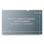 3M PF22.0W Filtro de Privacidad Negro para Monitores de Escritorio de 22 Pulgadas con Tecnología Microlouver, Reversible