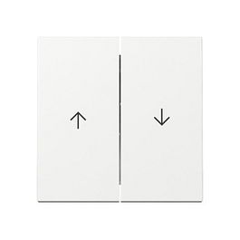 GIRA 329403 Placa Frontal Wippe 2f Pfeil System 55 Blanco