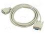 DeLOCK Cable Serial Sub-D9 Hembra a Hembra 3 m Nullmodem Beige