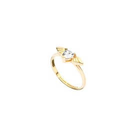 Chiara Ferragni Anillo Cupido Ring Dorado Talla 16