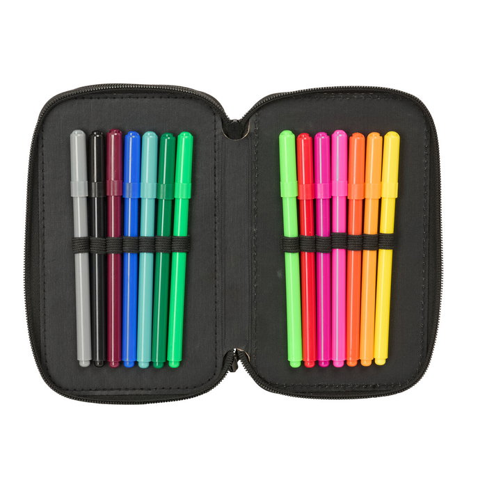 Safta Plumier Triple Nerf Game de 37 piezas