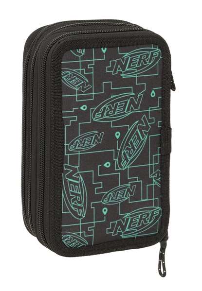 Portatodo Nerf Game Negro 12,5 x 19,5 x 5,5 cm 37 Piezas
