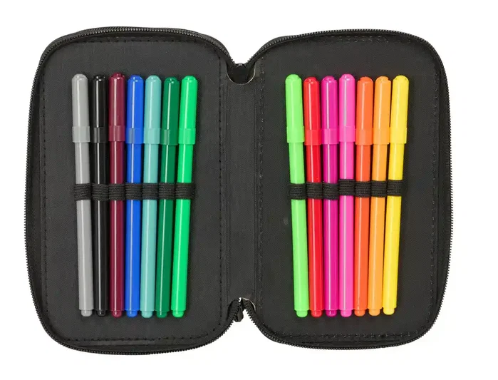Safta Plumier Triple Nerf Game de 37 piezas