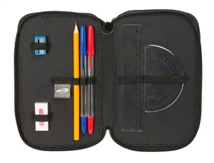 Safta Plumier Triple Nerf Game de 37 piezas
