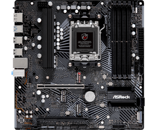 ASRock 90-MXBMV0-A0UAYZ Placa Base B650M PG Lightning, Socket AM5, AMD B650 Chipset, Micro ATX, DDR5 ASRock 90-MXBMV0-A0UAYZ Placa Base B650M PG Lightning, Socket AM5, AMD B650 Chipset, Micro ATX, DDR5