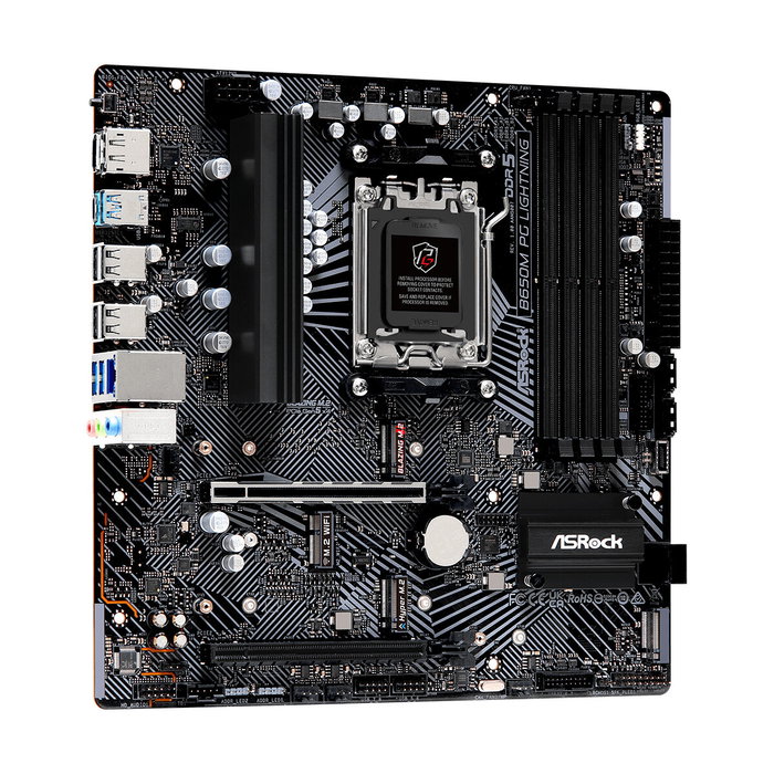 ASRock B650M PG Lightning AM5 micro ATX DDR5 ASRock B650M PG Lightning AM5 micro ATX DDR5