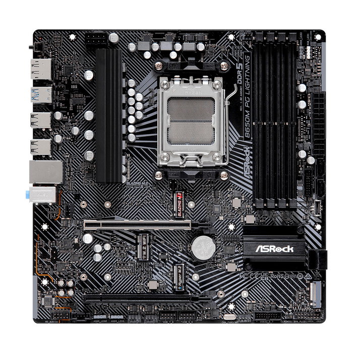 ASRock B650M PG Lightning AM5 micro ATX DDR5 ASRock B650M PG Lightning AM5 micro ATX DDR5